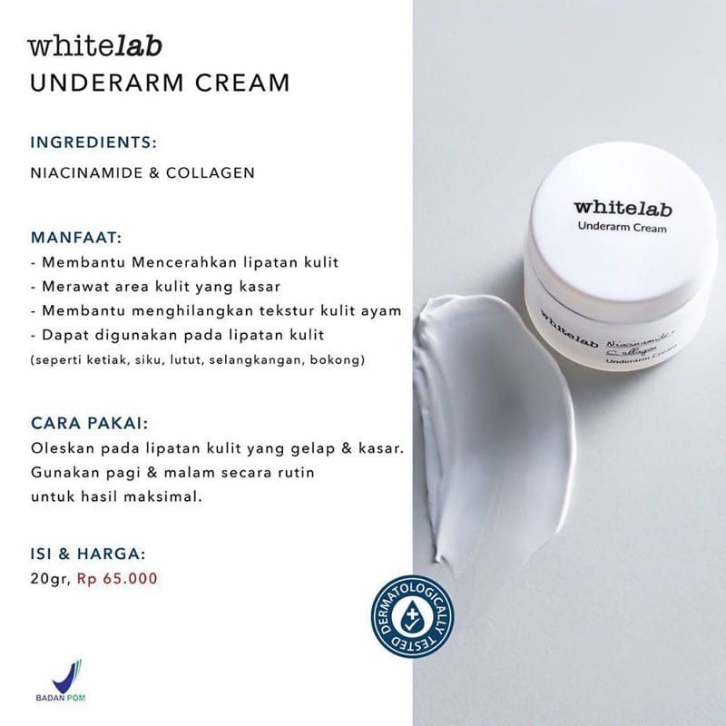 WHITELAB Underarm Cream 20g