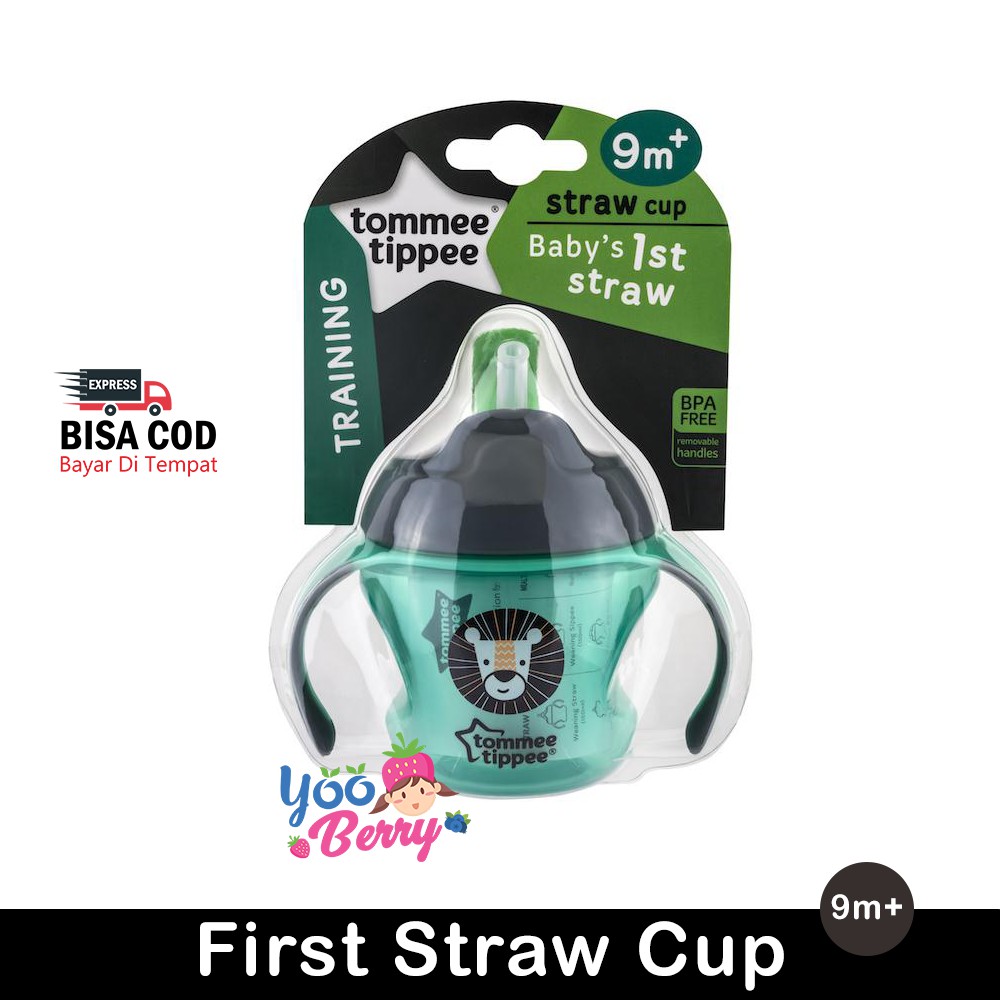 Tommee Tippee Explora First Straw Cup 9m+ 150ml Botol Susu Bayi 150 Ml Berry Mart