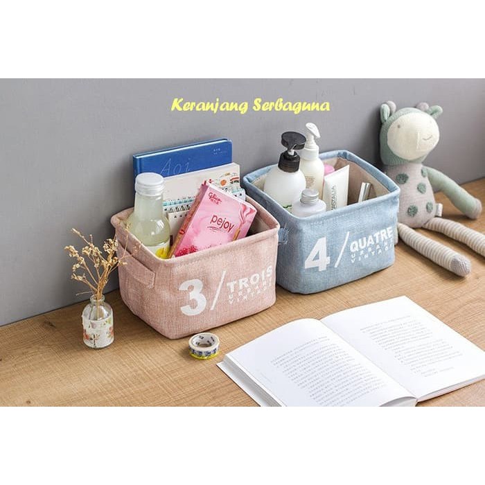 Igrosir Keranjang Box Serbaguna Desktop Storage Organizer (alat rias / mainan)