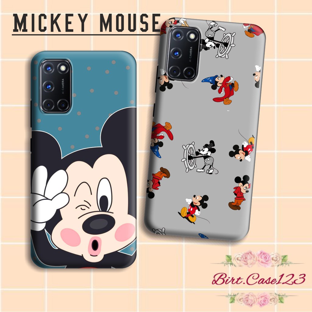 Softcase MICKEY MOUSE Oppo A3s A1k A5 A9 2020 A7 F9 A5s A31 A52 A92 A37 A53 A83 F1s F11 Pro BC770