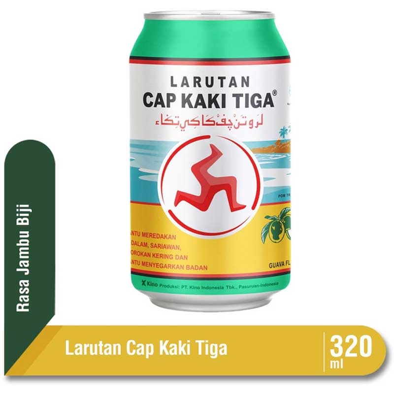 

Cap Kaki Tiga Larutan Jambu 320ml