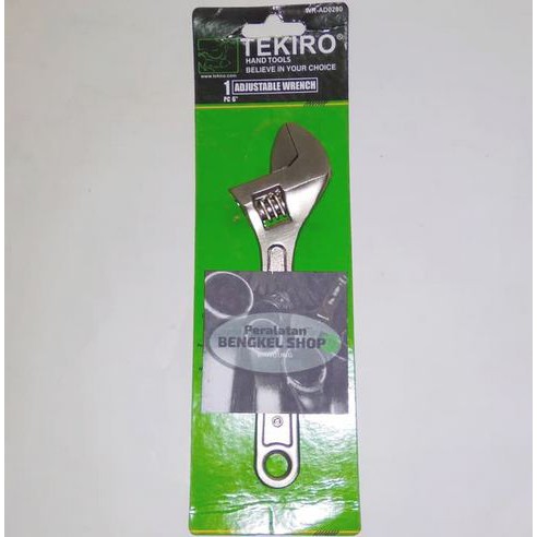 Kunci Inggris TEKIRO 6" . Kunci Inggris TEKIRO 6 inchi