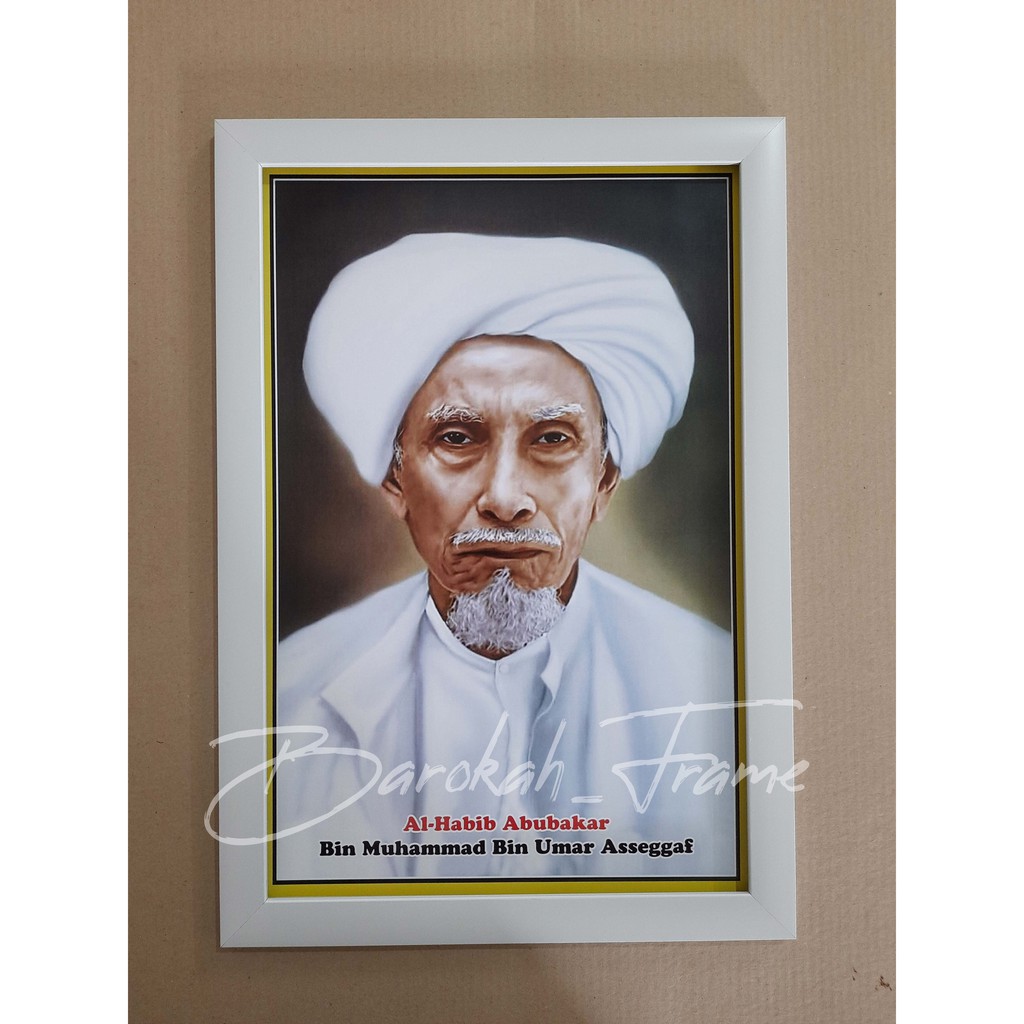 foto habib bingkai pigura foto habib dan ulama Habib Abubakar Assegaf A3+