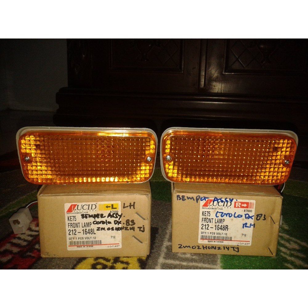 lampu sein bumper toyota corolla DX bumper karet 1983 Berkualitas