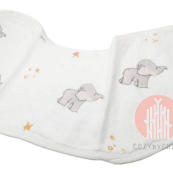 Cozy by Chloe Burpy Bib - Burp Bib Bamboo cotton muslin Burp Tatakan Iler Anak Bayi Celemek Makan Bayi