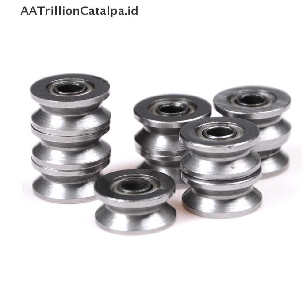 Aatrillioncatalpa 10pcs 624VV Bola Bearing Deep Groove Untuk Rel Jalan