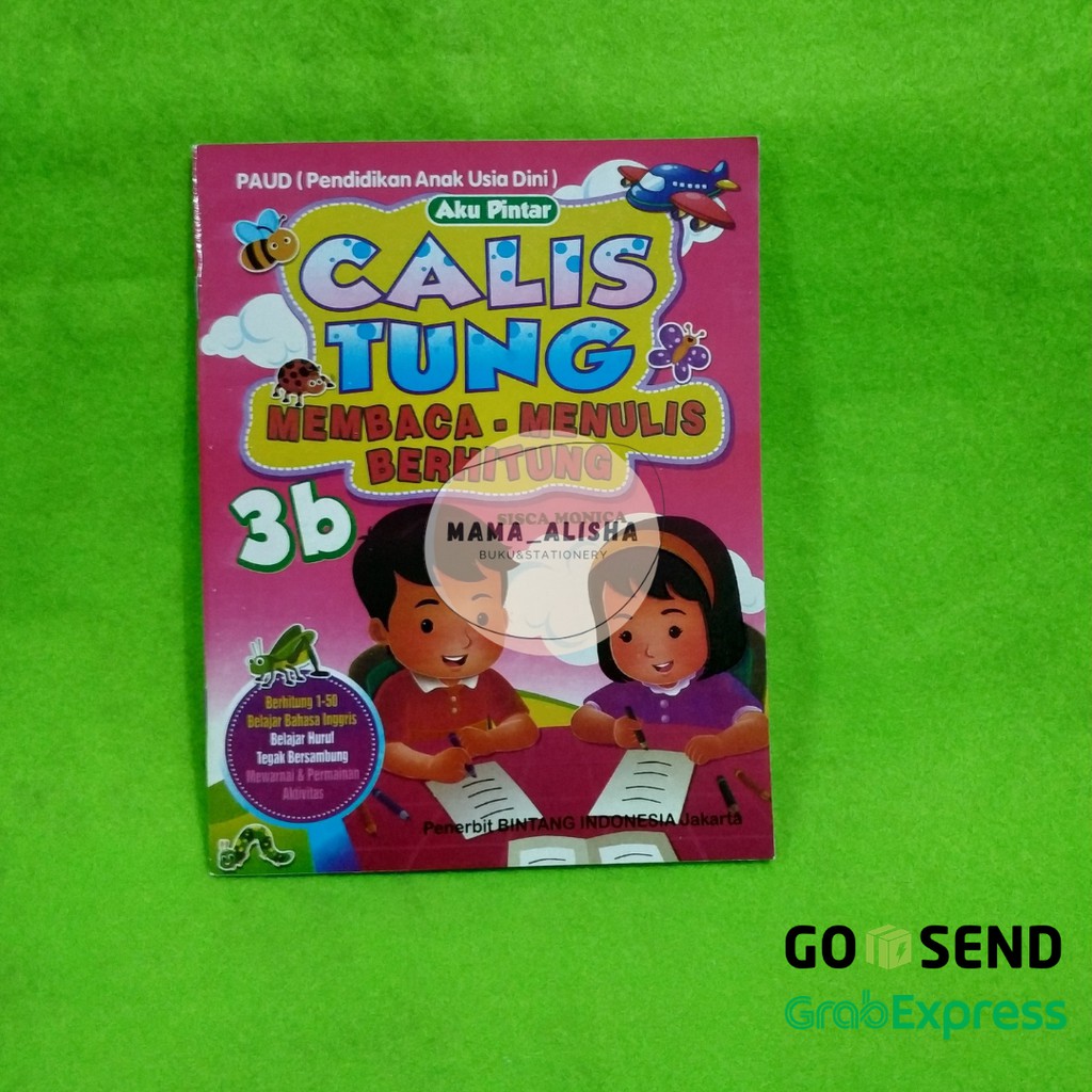 Buku Anak - Aku Pintar Calistung Jilid 3B untuk PAUD TK dan Pra SD