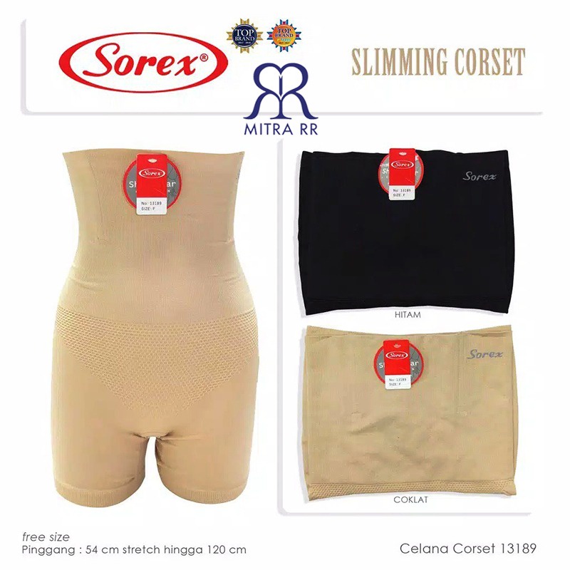 Korset Celana Pelangsing Pengecil Perut Sorex 13189 / Shapewear Collection 13189