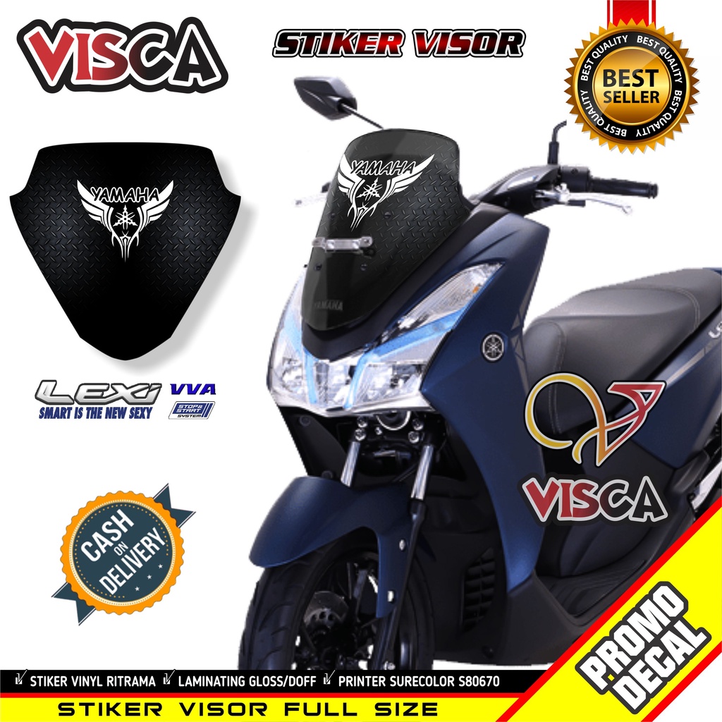 Stiker Visor Yamaha Lexi Stiker Motor Lexi Yamaha Sticker Visor Lexi Yamaha