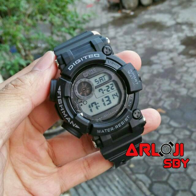 Jam tangan pria Digitec DG 2106 sport digital tahan air original