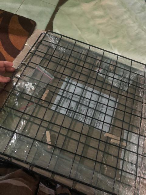 WIRE GRID Hiasan Dinding Kotak Hitam Gantungan Foto Jepit