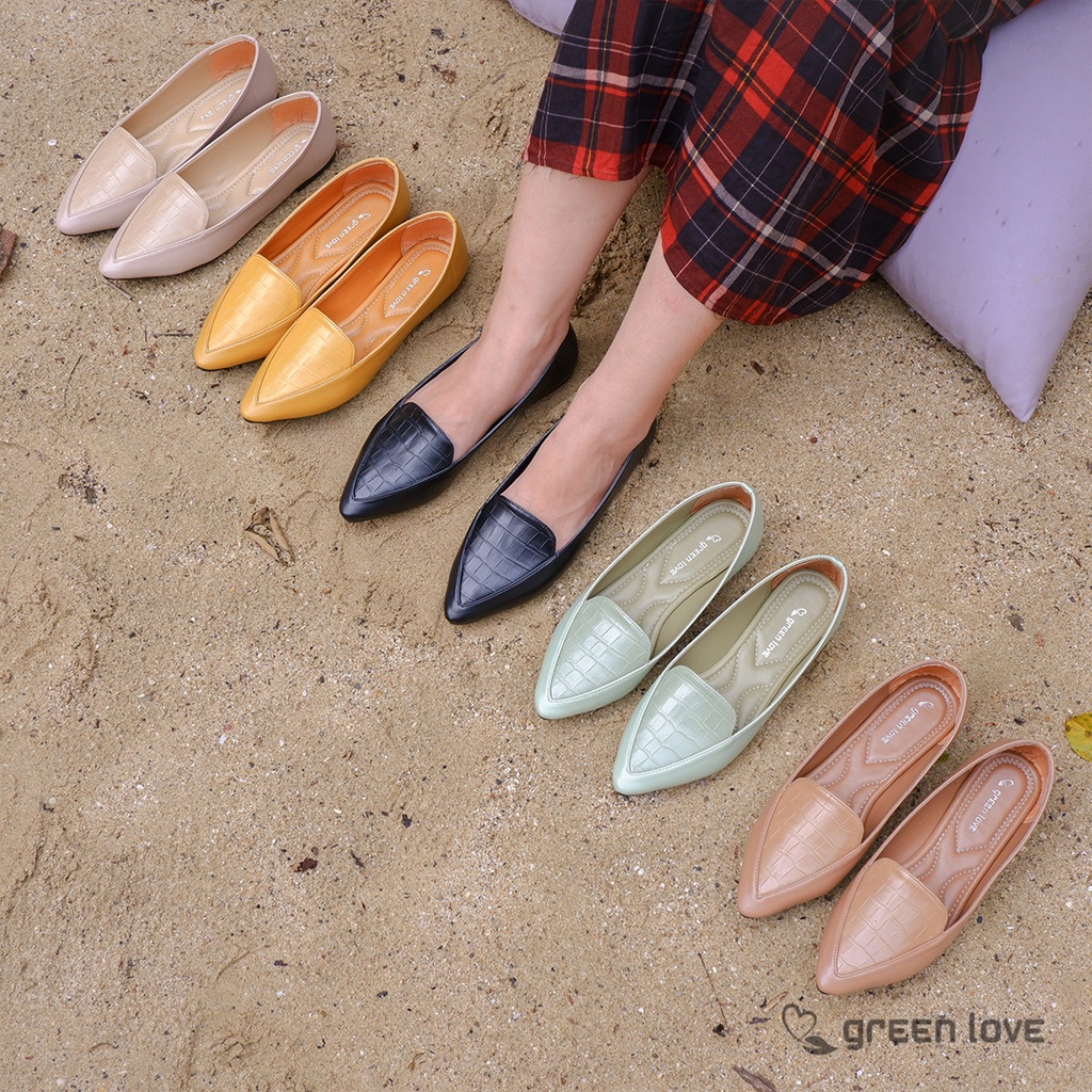 Green Love Sepatu Flat Wanita RHAPSODY