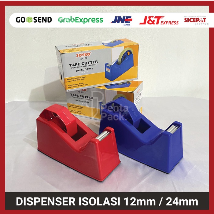 

Nikmati Dispenser Isolasi Joyko (Td-103) / Pemotong Lakban 1" 2" Berkualitas