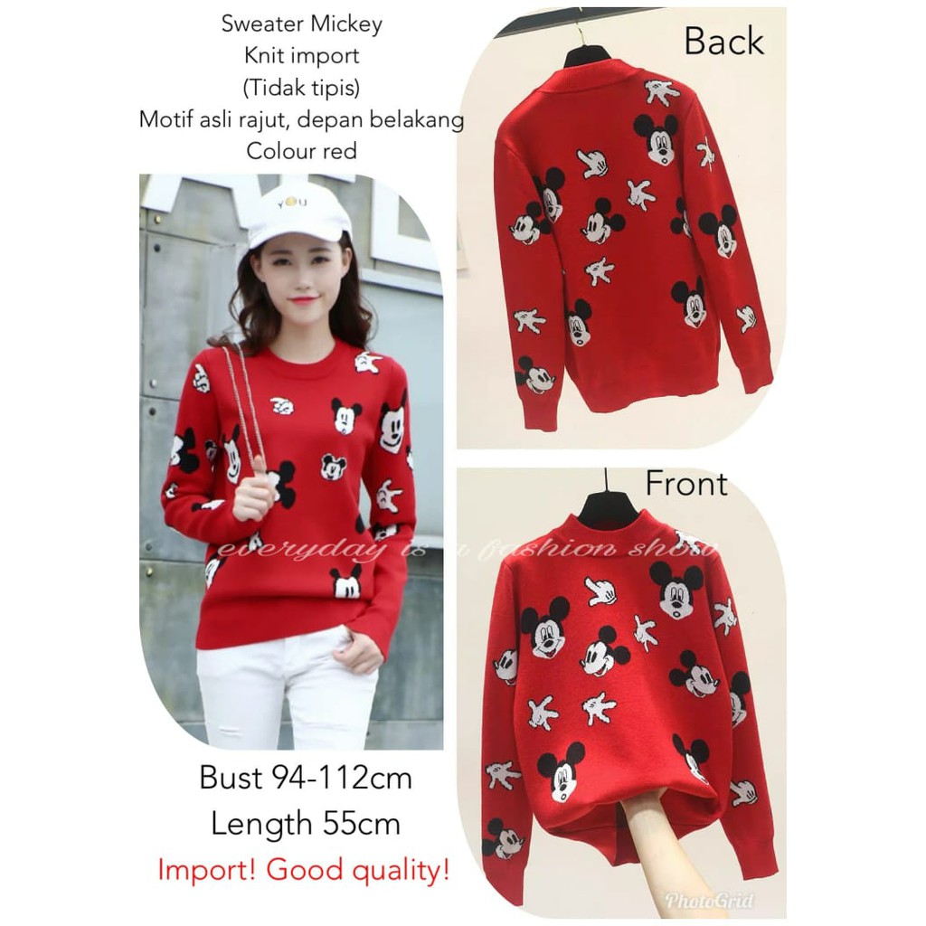 PP - SWEATER MICKEY IMPORT - G3I