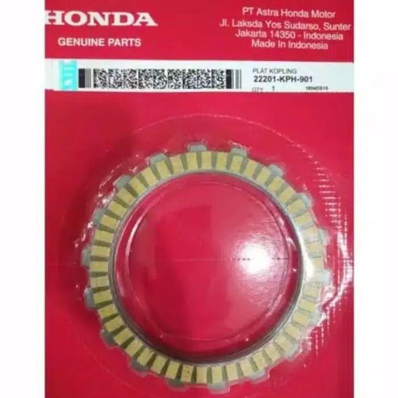 Plat kopling Honda Karisma Ori
