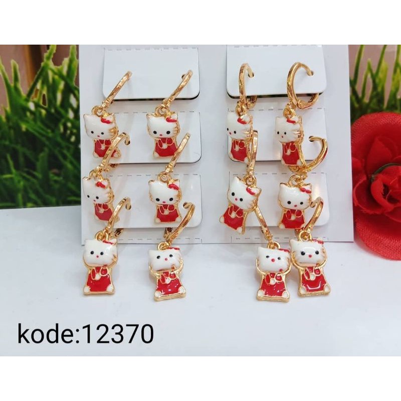 anting perhiasan anak / anting anak HK lucu