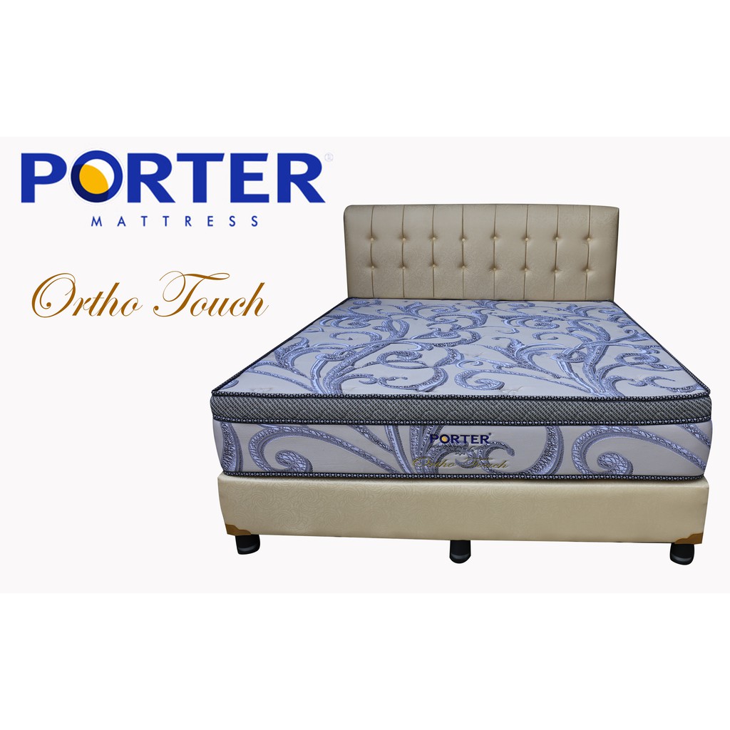 NEW PORTER Spring Bed LATEX Ortho Touch Rebonded FULLSET 160x200cm