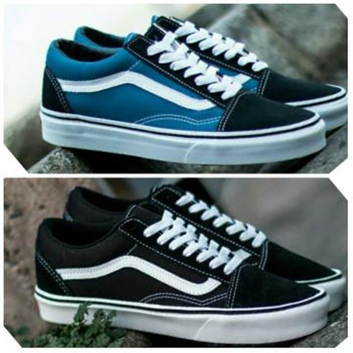 sepatu kets. pria wanita vans oldskool premium original