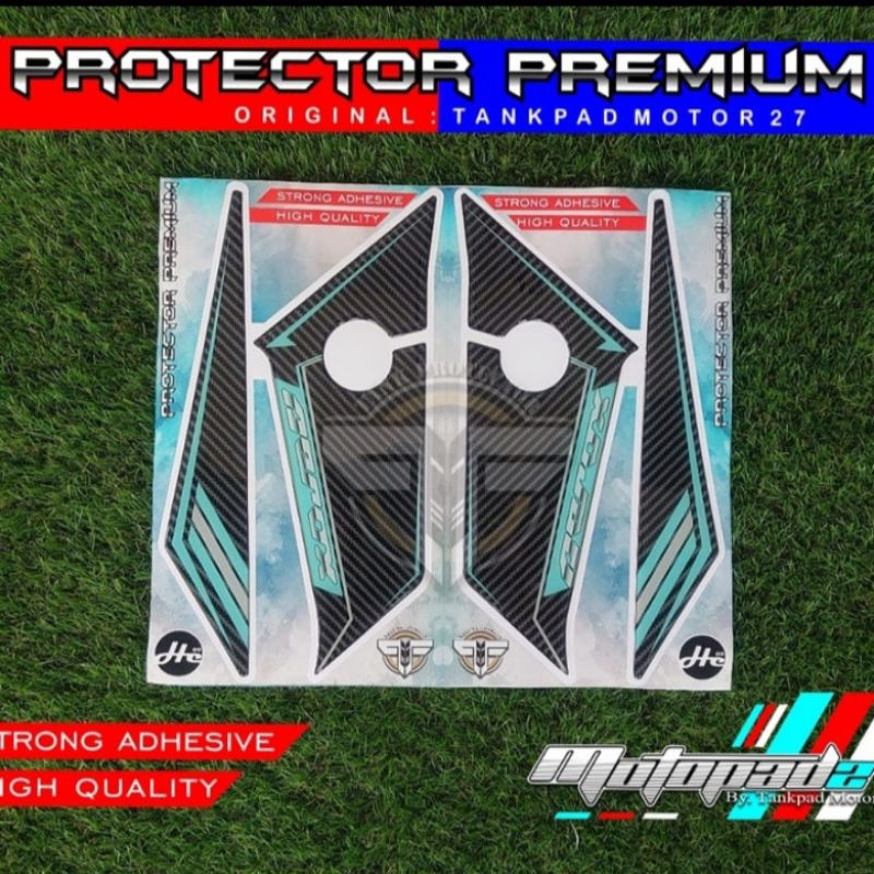 Sticker Stiker Resin Timbul Premium Body Samping Yamaha New Aerox 155 2020