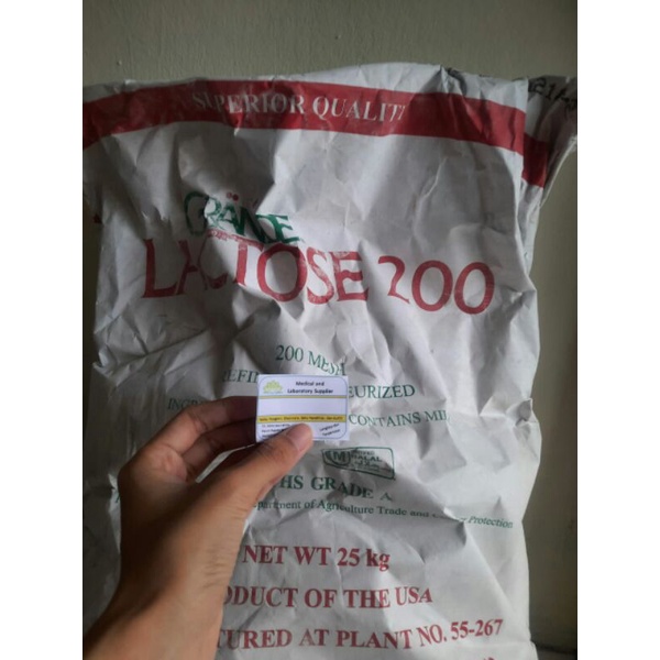 

SL_Lactose Powder 1 Kg /Sacharum Lactis / Filler Serbuk Laktosa USPH Grade A produk USA