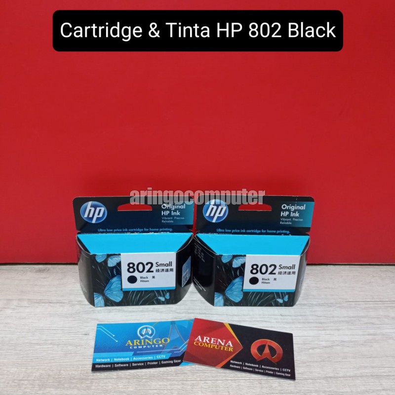 Cartridge &amp; Tinta HP 802 Black