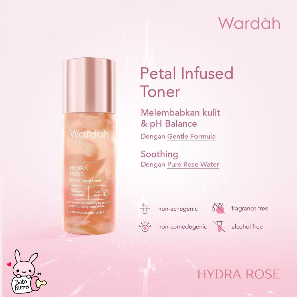 ❤ BELIA ❤ WARDAH Hydra Rose Dewy Skin Starter Kit (✔BPOM)