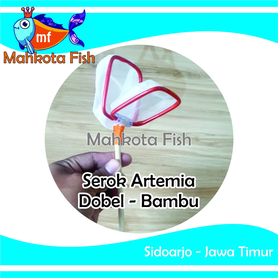 Serok BAMBU Artemia DOBEL / SEROK BAMBU / Jaring / Seser Atermia | GRATIS PACKING KARDUS