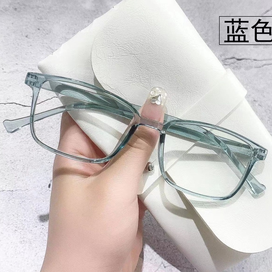 Kacamata Wanita Pria Optik Fashion Eyewear KUV Frame Kacamata-Ka-10 biru