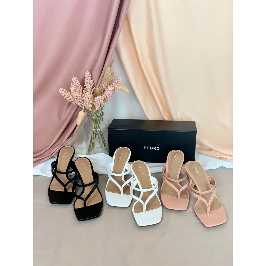 [7.7 Boombastis Sale⚡] - SANDAL WANITA PS081 STRAPPY HEEL SANDALS PREMIUM IMPORT