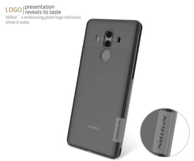 illkin Nature TPU ultra thin huawei mate 10 pro case casing cover transparan