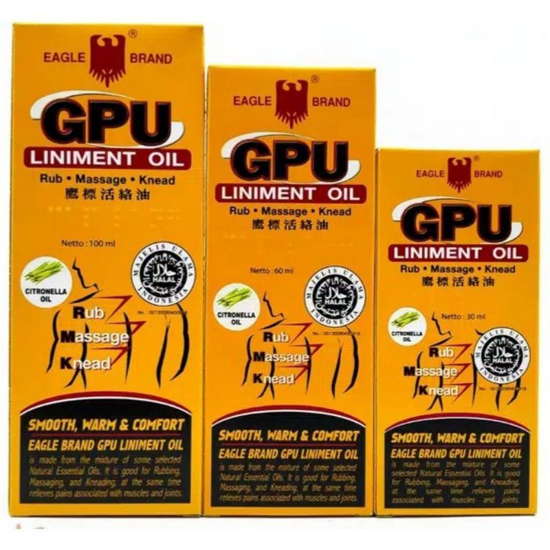 Medan Termurah 60 ML Minyak urut Minyak penghangat Minya GPU sereh &amp; Jahe by caplang