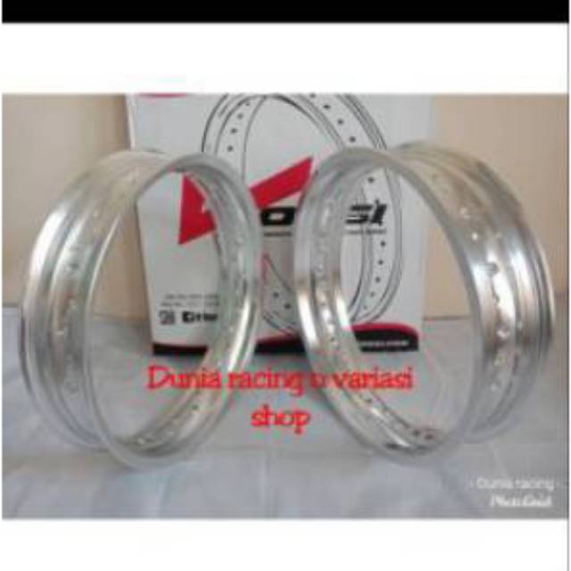 Velg Rossi ukuran 250 350 17 hole 36 Silver Gold Biru