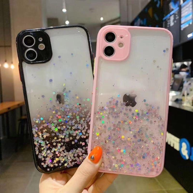 WENG / FUZE PHONE CASE GLITTER  FOR OPPO A12  F9 A3S A15 A11K A92020 A53 A33 REALME C11 C15 C17-4