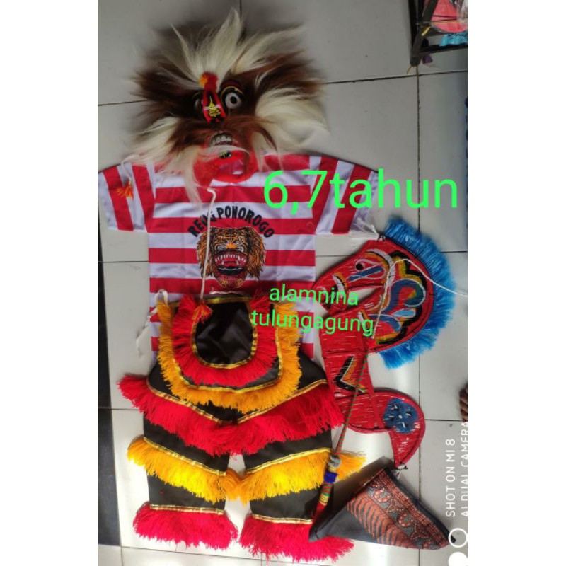 setelan kaos reog kuda lumping bujang ganong