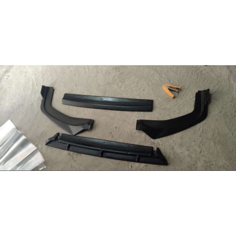 lips bumper agya ayla winglet depan front lips
