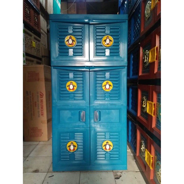 Lemari plastik / lemari pakaian / lemari rak serbaguna ssn 2 JUMBO