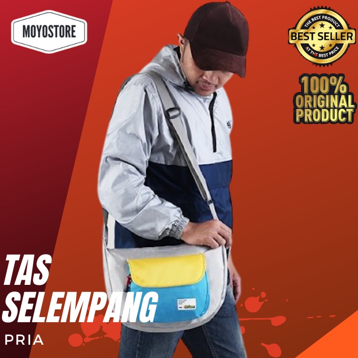 Tas Sling Bag Pria 691 Tas Selempang Pria Tas Waistbag Cowok Keren Tas Pinggang Pria Berkualitas Tas