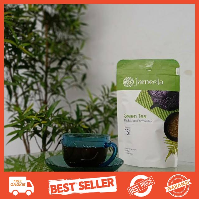 

DJ OLSHOP - Green Tea Jameela Teh diet Alami [BISA COD]