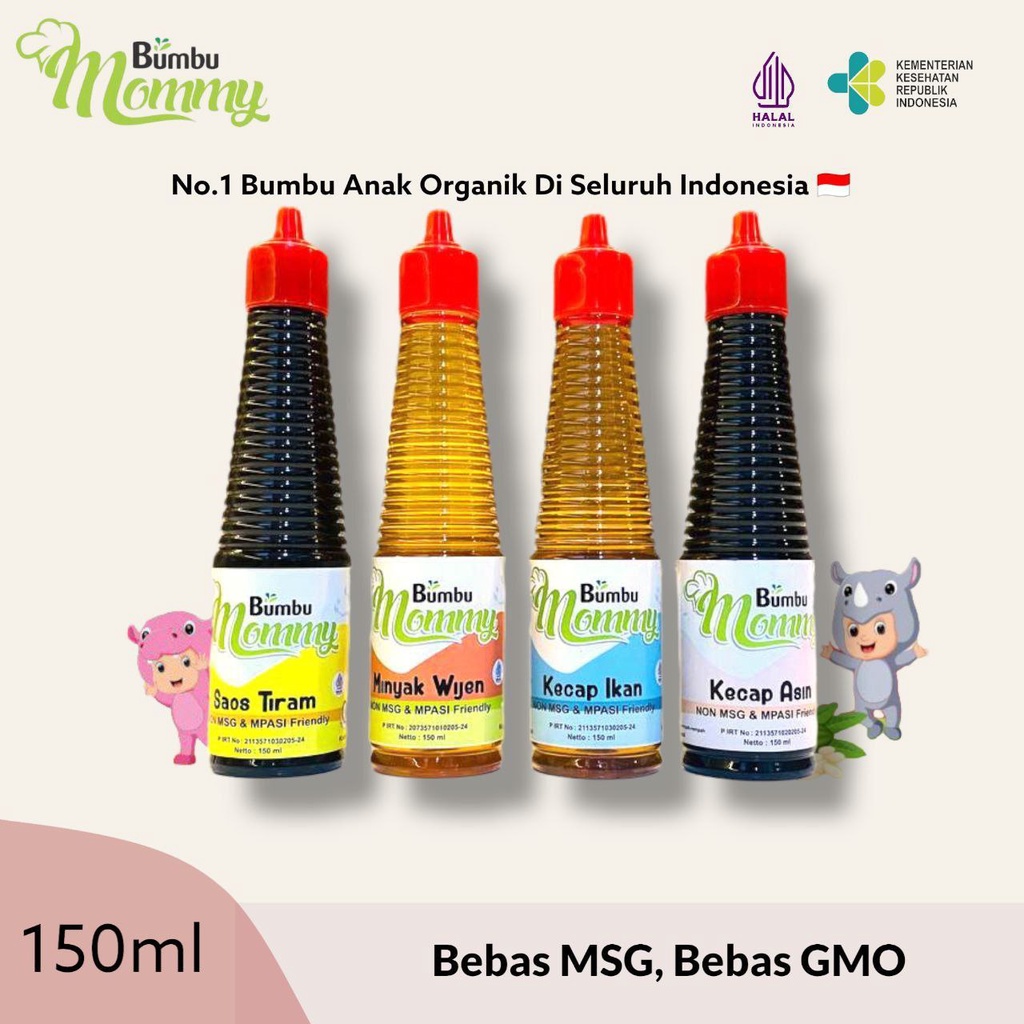 

MINYAK WIJEN , SAOS ORGANIK BEBAS MSG DAN BEBAS GMO SEHAT UNTUK BAYI