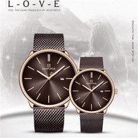 Naviforce Couple Rantai Pasir - Jam Tangan Pasangan - 3012 - Original