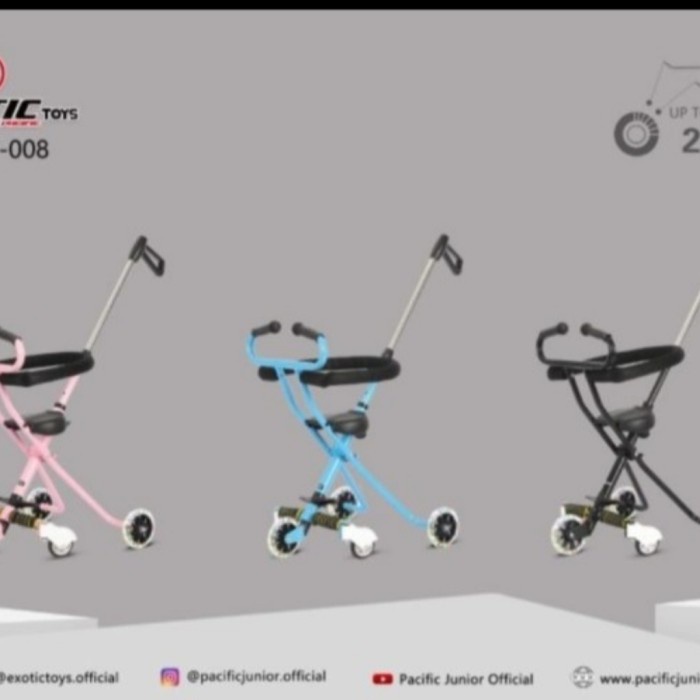 Stroller Junior Murah Stroler Roda 3 kereta Dorong Anak Bayi PROMO