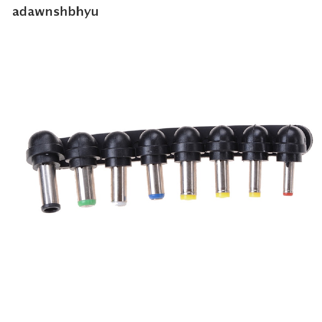 Adawnshbhyu 8pcs/Set Untuk PC Notebook Laptop Universal Power Adapter Plug Charger Konektor