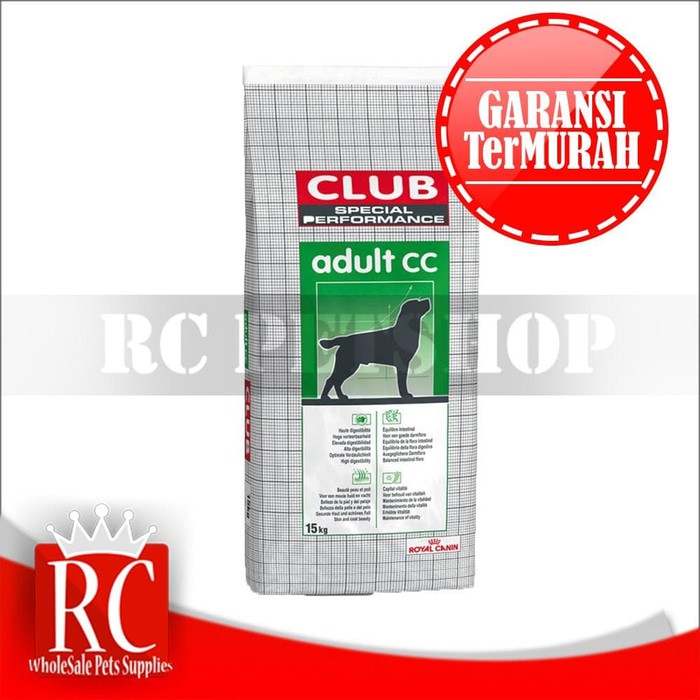 Makanan Anjing Royal Canin Adult CC Club Pro 20 Kg