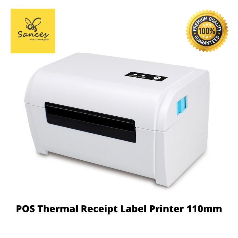 

POS Thermal Receipt Label Printer 110mm White
