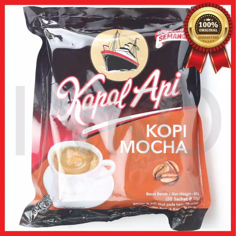 

KAPAL API MOCHA 20 X 30GR SACHSET KOPI BUBUK INSTAN / MOCCACHINO