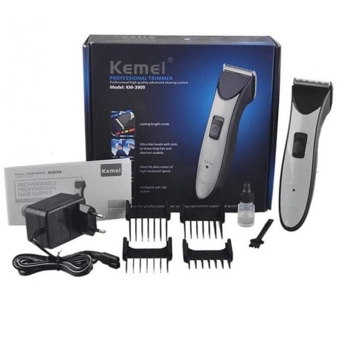 Alat Cukur Rambut Mesin Potong Jenggot Kemei Hair Trimmer Cas Casan