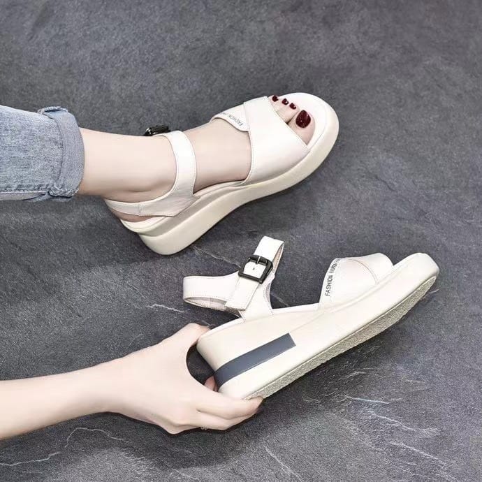 SN721- Sandal Wedges Wanita Fashion Import