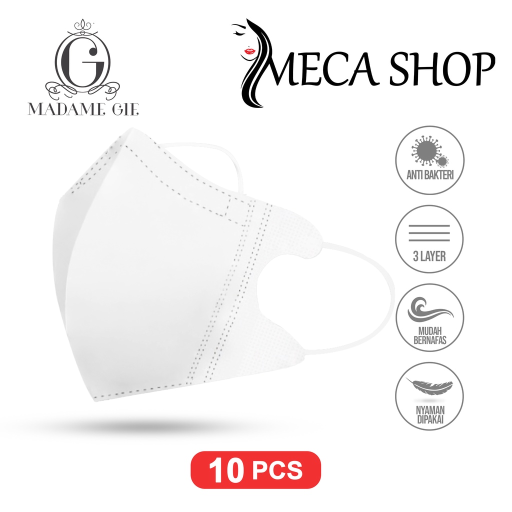 Madame Gie Protect You Duckbill Face Mask – Masker Isi 10 Pcs