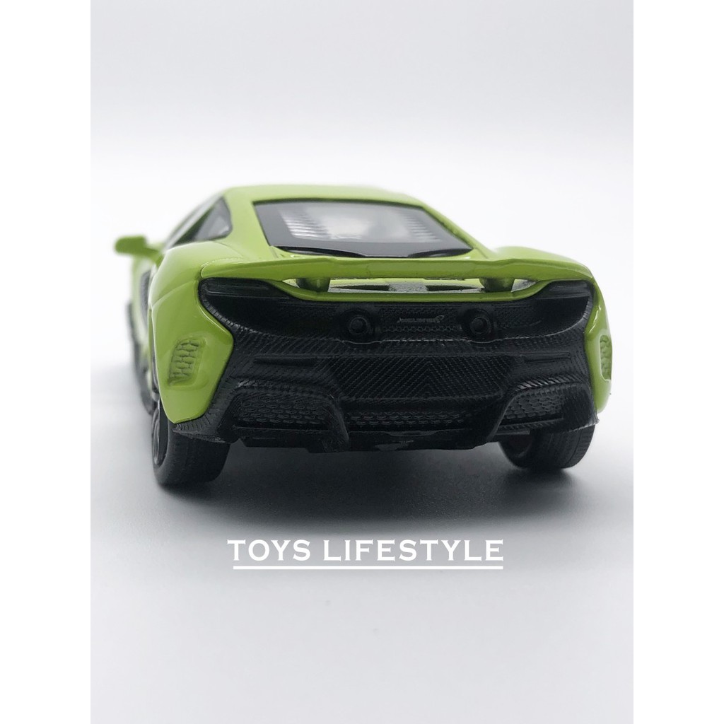 Welly Diecast - McLaren 675LT Coupe Skala 1:36 (Hijau)