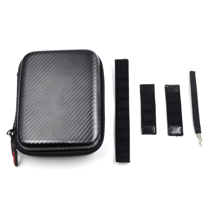 PU black carbon storage bag for Dji osmo pocket